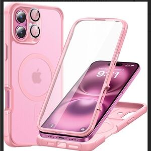 Pink iPhone 16 plus Case ESR Compatible with MagSafe
